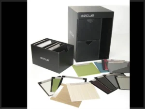 Caja con doble cajonera muestras y separador - manipulado completo de muestras