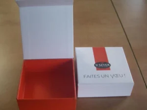 Caja base y tapa imán hueso de pollo