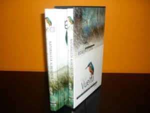 Petaca con refuerzos para dos libros