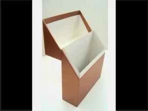 Estuche base con tapa y bisagra