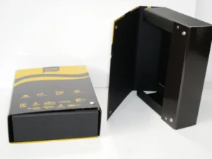 Estuche cursos solapas remachadas y cierre broches