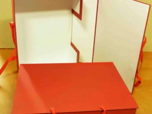 Estuche archivo documentos cintas de cierre