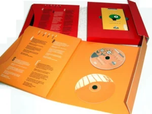 Estuche dvd cartoncillo cierre velcro