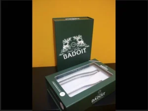 Estuche botellas ventana transparente y alojamientos