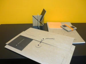 Papelería arquitectos en krafliner impreso