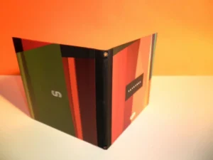 Carta díptico refuerzo tela