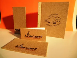 Cartas Jabugo en arpillera impresa