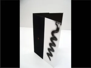 Carta menú Charnelas tela e impresión Azurmendi