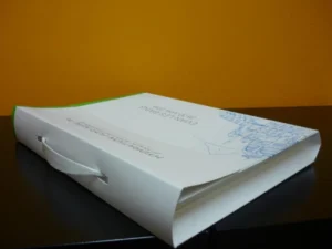 Maletín flexible fuelle asa plana