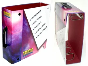 Maletín doble carpeta broche de cierre