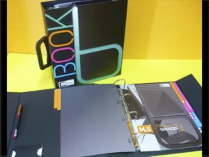 Maletín - carpeta asa refuerzo porta boli y porta tarjetas