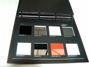 Muestrario cristales en carpeta