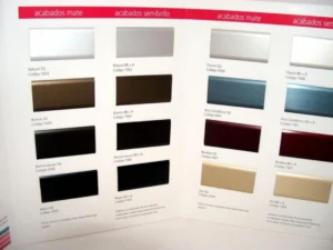 Muestarrios aluminios