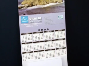 Calendario taco notas