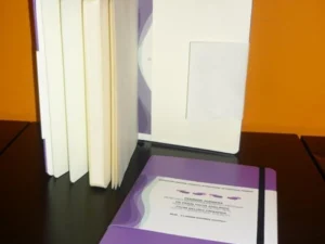 Moleskine símil piel estampado cinta registro bolsillo y goma cierre