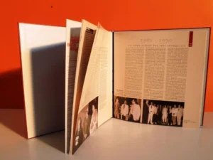 Tapas con goma central para encuadernado de revista