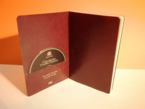 Libreta con bolsillo cd