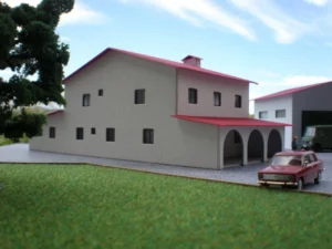 Troquelado casitas para maquetación