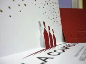 Efecto pop up botellas