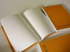 Libreta notas con costura japonesa