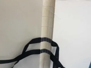 Costura al aire sobre cintas