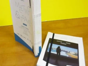 Catálogo folletos múltiples con lomo acordeon