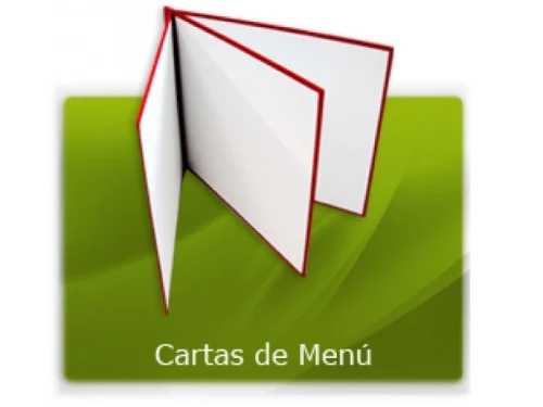 cartas de menú